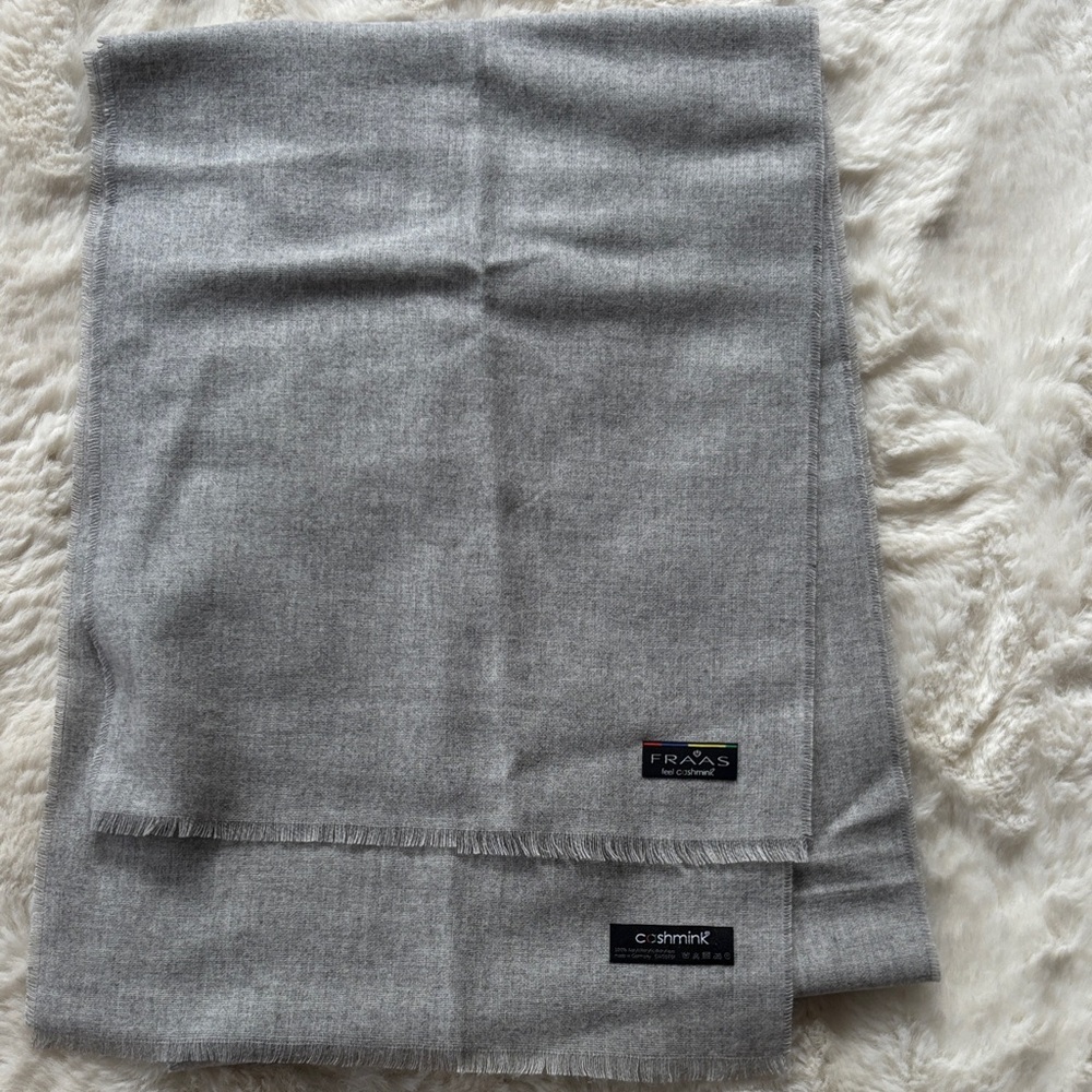 Fraas Gray Scarf.  Brand new.  64”